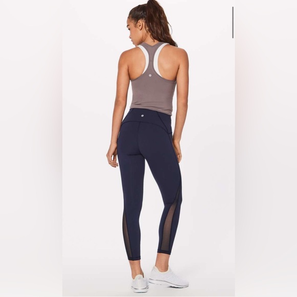 Lululemon train times pant 7/8 - navy - size 8 - Picture 1 of 8